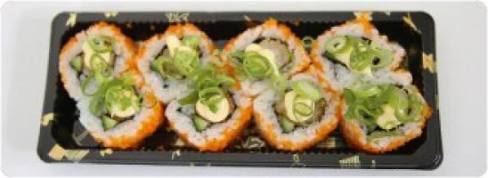 Garnaal, komkommer, massago