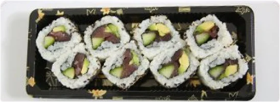 Tonijnsalade, komkommer, noristukjes