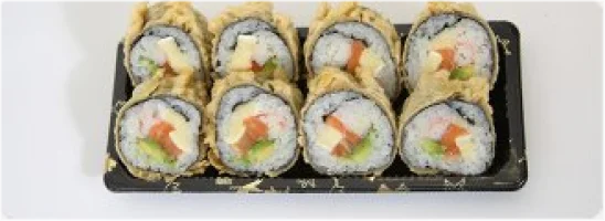 Krab ,brie, massago, avocado, zalm