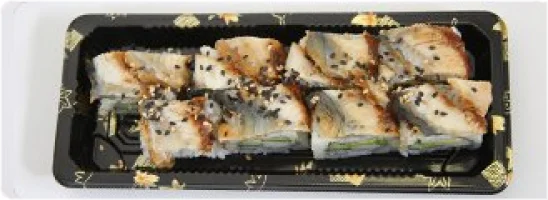 Paling, komkommer, avocado